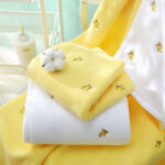Full Embroidery Avocado Cotton Towel - Image 4