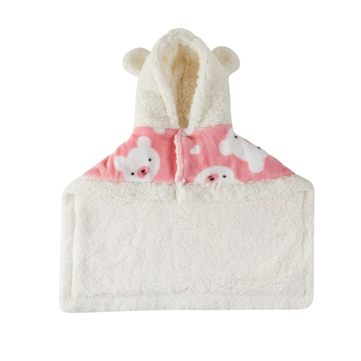 Pet Clothes Warm Thickened Flannel Hooded Shawl Pajamas - Image 3
