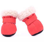 Waterproof Winter Dog Boots Socks Pet Dog Shoes Anti-slip Puppy Cat Rain Snow Booties Footwear For Small Dogs - Image 8