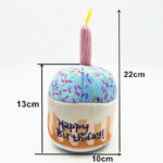 Cute Dog Birthday Cake Plush Toy - Image 4