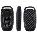 Car new carbon fiber silicone key case - Image 2