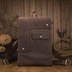Genuine Leather England Style Men's Casual Travel Bag - Image 5