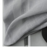 Japanese Linen Half Shade Curtain Solid Color Balcony Bedroom Living Room - Image 4