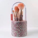 Light Luxury Diamond-embedded Makeup Brush Set 8 High-end Makeup Brushes Suit - Image 7