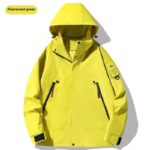 Single-layer Outdoor Shell Jacket Thin Windproof Waterproof Mountaineering Suit - Image 9