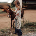 Autumn New Geometric Printed Knitted Cardigan For Women - Image 4