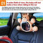 Car Mounted Child Safety Seat Basket Baby Reflector - Image 10