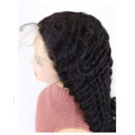 Simple Solid Color Half Lace Hair Cover Human Wigs - Image 5