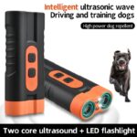 Dog Drives Ultrasonic Two-head Sound Wave Bark Stopper Torch Dog Repellent Artifact