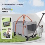 Multifunctional Cat Bag Outdoor Portable Removable Universal Wheel With Pull Rod