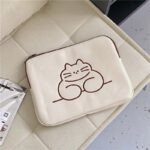 Embroidered Animal Cute Tablet Protective Sleeve Computer Tank Bag - Image 5