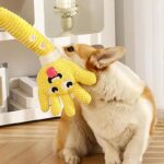 Dog Teething Plush Pet Teething Toys Palm-Shaped Squeaky Plush Chewing Toy Pet Supplies Bite Resistant Cute Plush Squeaky Dog To - Image 4