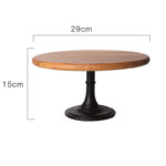Solid wood tray dessert cake stand - Image 5