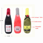 Pet Cats And Dogs Vocal Toys Plush Wine Bottle Chewing Teeth Stick Donut Small - Image 6