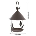 American made old wrought iron bird feeder - Image 7