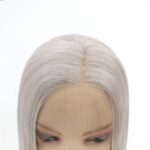 Front Lace Full Top Wig Head Cover Fashion Middle Point - Image 5