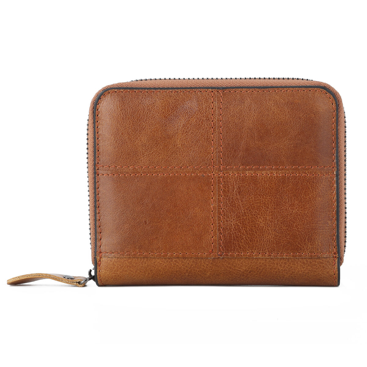 Fashion First Layer Cowhide Wallet Multifunctional Leather Passport Bag - Image 5