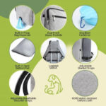 Pet Large Capacity Outdoor Bag Out Tableware Set - Image 3