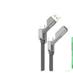 Style Pie Rope Four-in-one Data Cable Type-c - Image 3