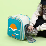 Portable Cat Backpack Outdoor Extendable Pet Camping Bag Fat Cat Available - Image 2