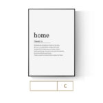 Simple Bedroom Dining Room Background Wall English Alphabet Mural - Image 8