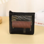 Mesh Cosmetic Bag Storage High-grade Transparent - Image 2