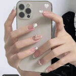 Wearing Nail Patches Bow Chains Diamond Nail Patches - Image 3