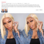 613 Blonde Bob Wig Short Straight Human Hair Wigs For Women - Image 4
