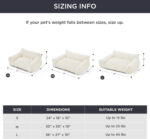 Bedsure Cute Cat Couch For Pets - Fluffy Cat Sofa With Premium Soft Corduroy Fleece Fuzzy Cat Couch Bed With Cover Supportive Cat Chair For Indoor Cats - Image 2