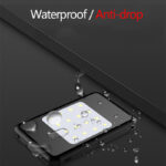 Square Aluminum Shell Solar Power Bank With Cable - Image 7