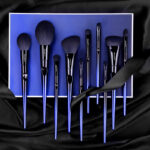 Blue 10 Makeup Brushes Set - Image 9