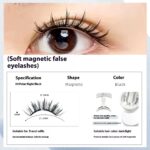 Magnetic False Eyelashes Natural Long Lasting Eyelashes Integrated Soap Holder - Image 7