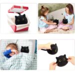 Fluffy Black Cat Plush Toys Stuffed Animal Cats Soft Pillow Nap Cushion Home Decoration Creative Birthday Gift For Kids - Image 6