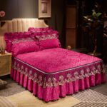 Detachable Skirt-style Non-slip Bed Cover Dustproof - Image 6