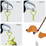 Pet Poop Bag Holder Hands-free Fixed Clip Dog Walking Cleaning Supplies Pet Cat Dog Poop Bag Dispenser Velcro Color Random - Image 3