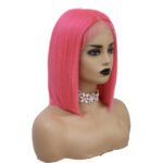 Women's European And American T-shaped Front Lace Bob Head Cover - Image 4