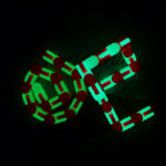 Luminous 24 Sections Decompression Bicycle Chain Track Variety Folding 36 Sections And 48 Sections Chain - Image 6