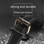 Black Cowhide Pet Leather Chest Strap - Image 4