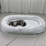 Plush Round Winter Warm Sponge Dog Pad Pet Supplies - Image 2