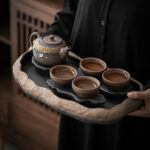 Home High-end Souvenir Teapot Teacup Dry Tea Tray