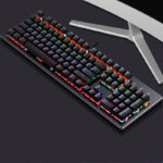 Steampunk Mechanical Keyboard And Mouse Set Retro 87-key Wired Laptop Desktop Office - Image 4