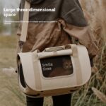 Portable And Lightweight Pet Diaper Bag Crossbody Cat Bag - Image 3