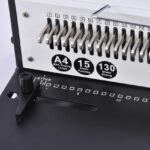 1-34 Hole Adjustable Full Drawing Knife Iron Ring Binding Machine - Image 3