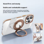 Phone Case Transparent 360 Magnetic Rotating Bracket Drop-resistant - Image 3