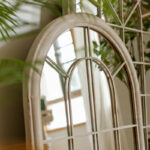 Retro False Window Decoration French Wall Mirror Landing - Image 3