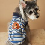 Dog Clothes Striped Polo Shirt Cute Sleeveless Vest - Image 6