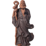 Chinese Zen Inspired Crossing The River By Bodhidharma Ancestor's Ornament - Image 5