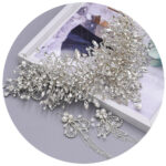 Bridal Tiara Wedding Crystal Crown Handmade Accessories - Image 3
