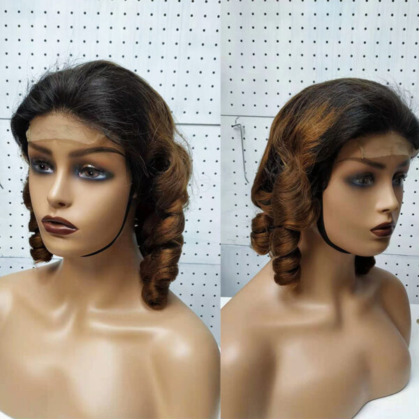 Double Drawn Funmi Hair Wigs Lace Wig Spring Curly