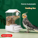 Parrot Automatic Pet Feeder Food Container - Image 2